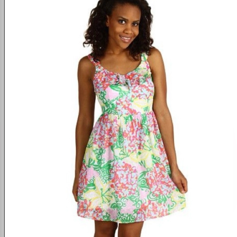 Lilly Pulitzer Peggy floral sundress for n a Size -12